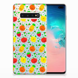 Samsung Galaxy S10 Plus Siliconen Case Fruits