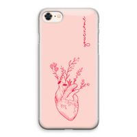 Blooming Heart: iPhone 8 Transparant Hoesje Blooming Heart: iPhone 8 Transparant Hoesje