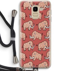 Mammoet: Samsung Galaxy J6 (2018) Transparant Hoesje met koord