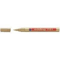 Paintmarker edding 751 oliebasis 1-2mm goud | 10 stuks
