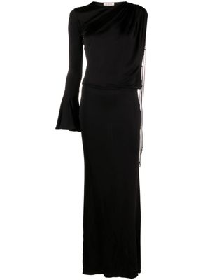 V:PM ATELIER robe longue à design asymétrique - Noir