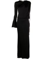 V:PM ATELIER robe longue à design asymétrique - Noir