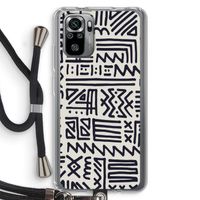 Marrakech print: Xiaomi Redmi Note 10S Transparant Hoesje met koord