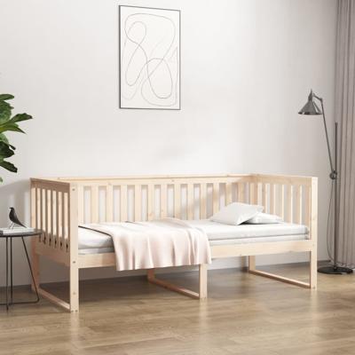 Slaapbank zonder matras 90x190 cm massief grenenhout