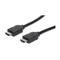 Manhattan 323260-CG HDMI-kabel HDMI Aansluitkabel HDMI-A-stekker, HDMI-A-stekker 15.00 m Zwart Audio Return Channel (ARC), Ultra HD-HDMI