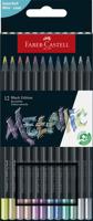 Faber Castell Kleurpotlood Black Edition - 12 stuks Metallic
