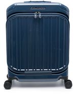 PIQUADRO hardside spinner cabin suitcase - Bleu