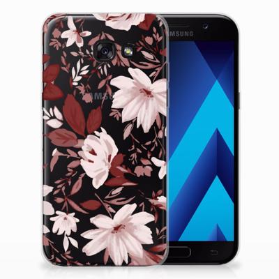 Smartphone hoesje Samsung Galaxy A5 2017 Watercolor Flowers