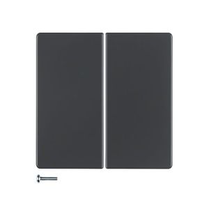 Berker Drukknop 2-voudig q antraciet 85142126