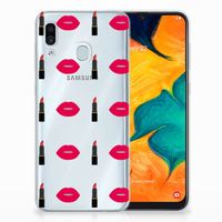 Samsung Galaxy A30 TPU bumper Lipstick Kiss - thumbnail