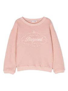 Bonpoint sweat à logo brodé - Rose