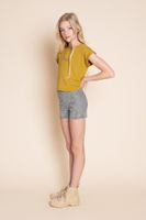 Frankie & Liberty Meisjes zomer short - Stine - Zwart / wit