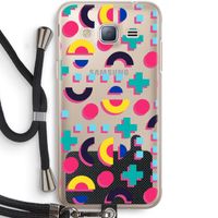 8-bit N°2: Samsung Galaxy J3 (2016) Transparant Hoesje met koord