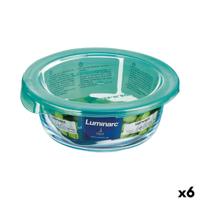 Ronde Lunchtrommel met Deksel Luminarc Keep'n Lagon Turkoois 420 ml 11,5 x 5,4 cm Glas (6 Stuks) Ronde Lunchtrommel met Deksel Luminarc Keep'n Lagon Turkoois 420 ml 11,5 x 5,4 cm Glas (6 Stuks)