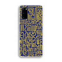 Majorelle Blue Print: Samsung Galaxy S20 Transparant Hoesje