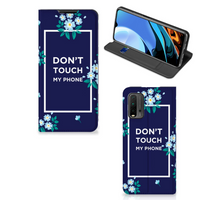 Xiaomi Poco M3 | Redmi 9T Design Case Flowers Blue DTMP - thumbnail