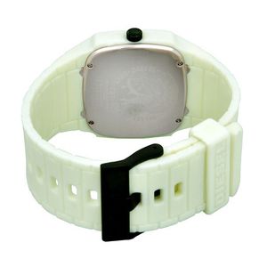 Horlogeband (Band + Kastcombinatie) Diesel DZ1327 Silicoon Wit 28mm