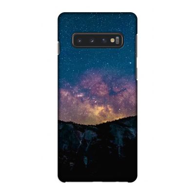 Travel to space: Samsung Galaxy S10 4G Volledig Geprint Hoesje