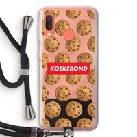 Koekerond: Samsung Galaxy A20e Transparant Hoesje met koord