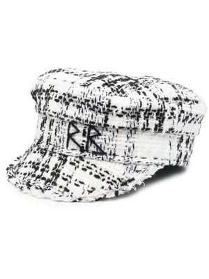 Ruslan Baginskiy casquette gavroche en fil bouclé - Blanc