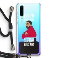 Sleigh Bells Ring: Huawei P30 Transparant Hoesje met koord