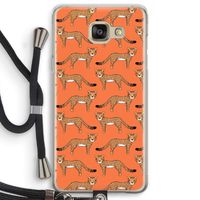 Cheetah: Samsung Galaxy A5 (2016) Transparant Hoesje met koord