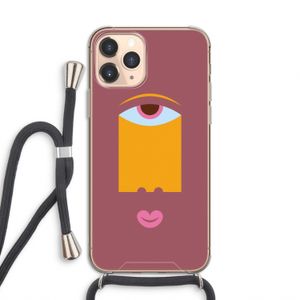 Mono V: iPhone 11 Pro Transparant Hoesje met koord