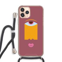Mono V: iPhone 11 Pro Transparant Hoesje met koord