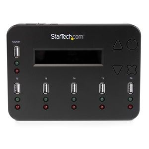 StarTech.com Standalone 1:5 USB-Flash Drive duplicator en -wisser flashdrive kopieerder