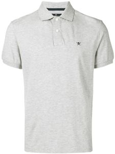 Hackett polo à logo brodé - Gris