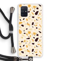 Terrazzo N°13: Samsung Galaxy A71 Transparant Hoesje met koord