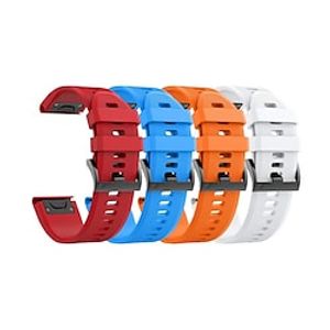 4 stuks Horlogeband voor Garmin Fenix 7 6 5 Forerunner 955 Solar 945 935 Instinct 2 Epix Approach S62 S60 Marq Descent G1 Quatix 7 Siliconen Vervanging Band Snelle pasvorm 22 mm Waterbestendig Lightinthebox