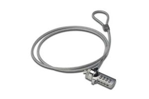 Ednet 64134 kabelslot Grijs, Zilver 1,5 m