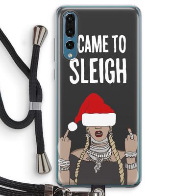 Came To Sleigh: Huawei P20 Pro Transparant Hoesje met koord