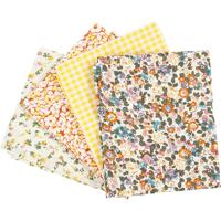 Creativ Company Patchwork stof geel 45x55cm, 4st.