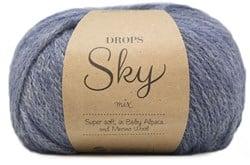 Drops Sky Mix 012 Denimblauw