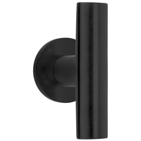 Formani | Voordeurknop PBI200V Vast op Rozet | PVD mat zwart Formani | Voordeurknop PBI200V Vast op Rozet | PVD mat zwart