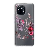Mooie bloemen: Xiaomi Mi 11 Transparant Hoesje