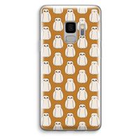 Uilen: Samsung Galaxy S9 Transparant Hoesje