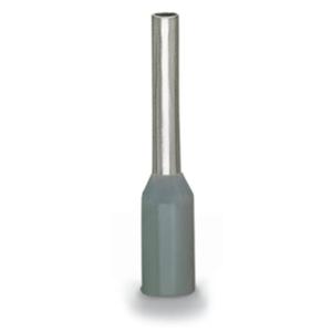 WAGO 216-222 Adereindhulzen 0.75 mm² Deels geïsoleerd Grijs 1000 stuk(s)