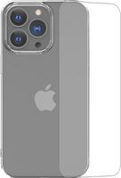 BlueBuilt Apple iPhone 14 Pro Max Screenprotector + Soft Case Back Cover Transparant