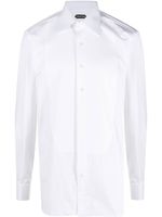 TOM FORD chemise cintrée à boutonnière - Blanc - thumbnail