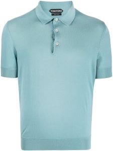 TOM FORD polo à manches courtes - Bleu