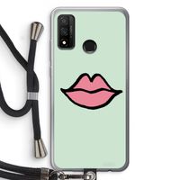 Kusje: Huawei P Smart (2020) Transparant Hoesje met koord