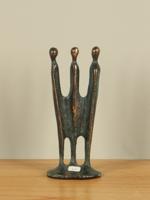 Bronzen beeld Eensgezind, 13 cm