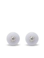 Fernando Jorge boucles d'oreilles Orbit en or blanc 18ct - Argent