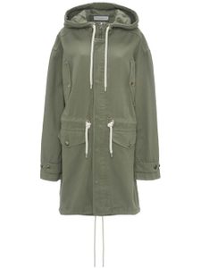 JW Anderson parka à capuche - Vert