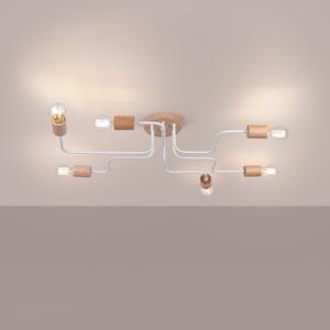 Moderne witte Kroonluchter TIMBO 6