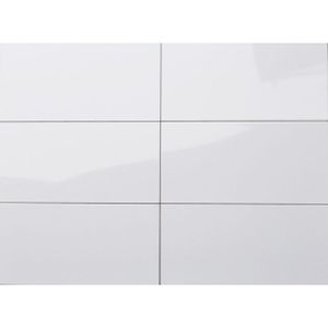 Kerabo wandtegel - 30x60cm - 9mm - Wit glans SW07315102