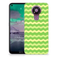 Nokia 3.4 | TPU bumper | Waves Green